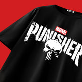 Marvel Punisher Oversized Black Tee